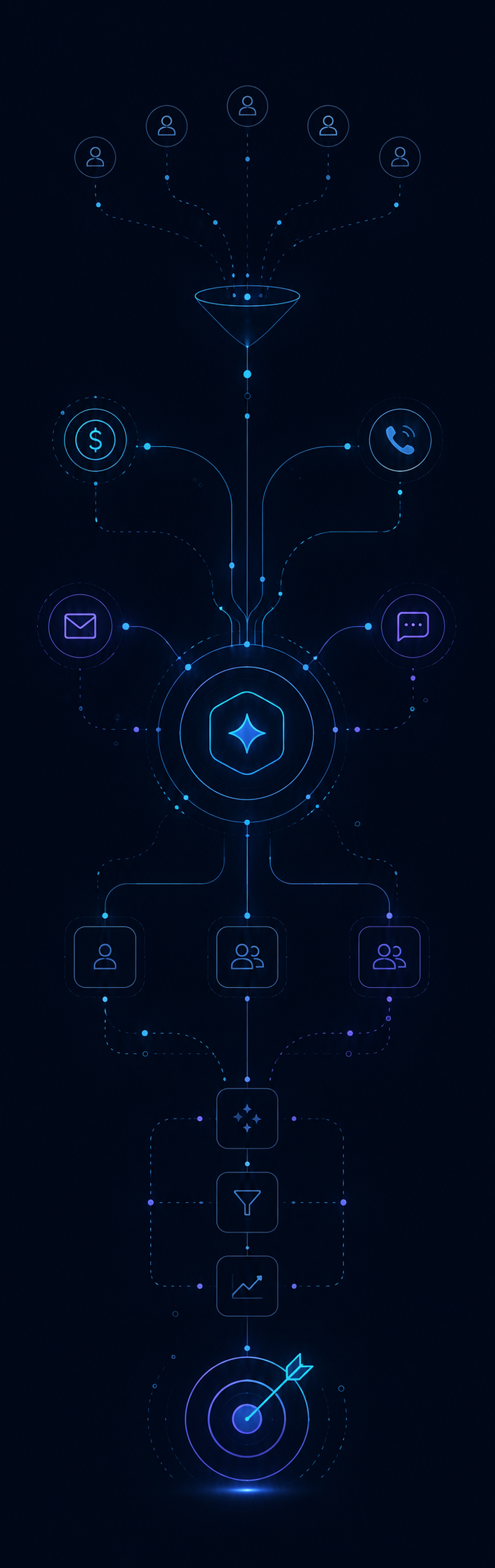 Sales agent development illustration